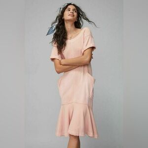 Anthropologie Saturday Sunday Joella Peach Midi Dress